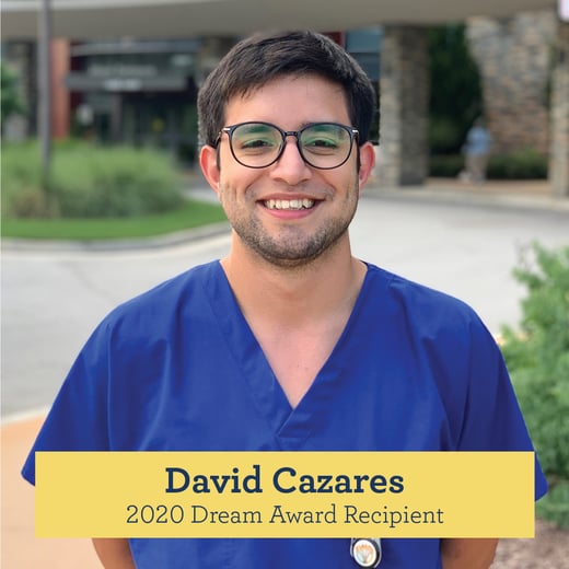 Dream Award Scholar David Cazares